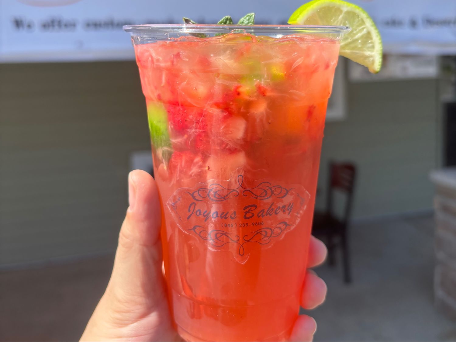 Hand-Shaken strawberryLemon Tea